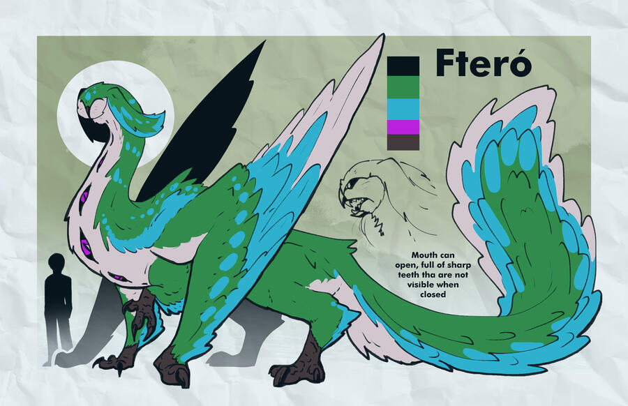 Ftero true form Art by Kaneidae